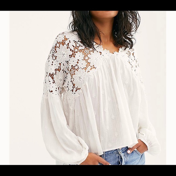 Free People Tops - Free People Lina Lace Top